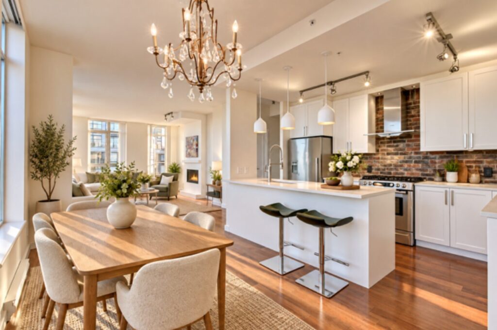 RARE SUB-PENTHOUSE LIVING AT POLYGON’S ICONIC BENTLEY – 2403 1001 Homer Street, Vancouver