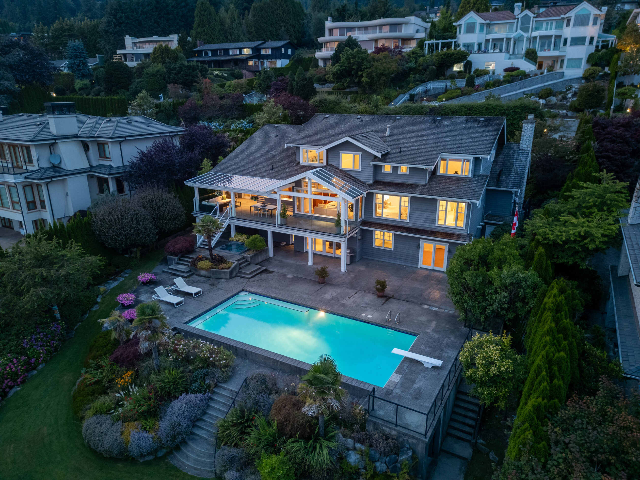 PRESTIGIOUS BRITISH PROPERTIES OFFERING 180-DEGREE CITY AND OCEAN VIEWS -  970 King Georges Way, West Vancouver