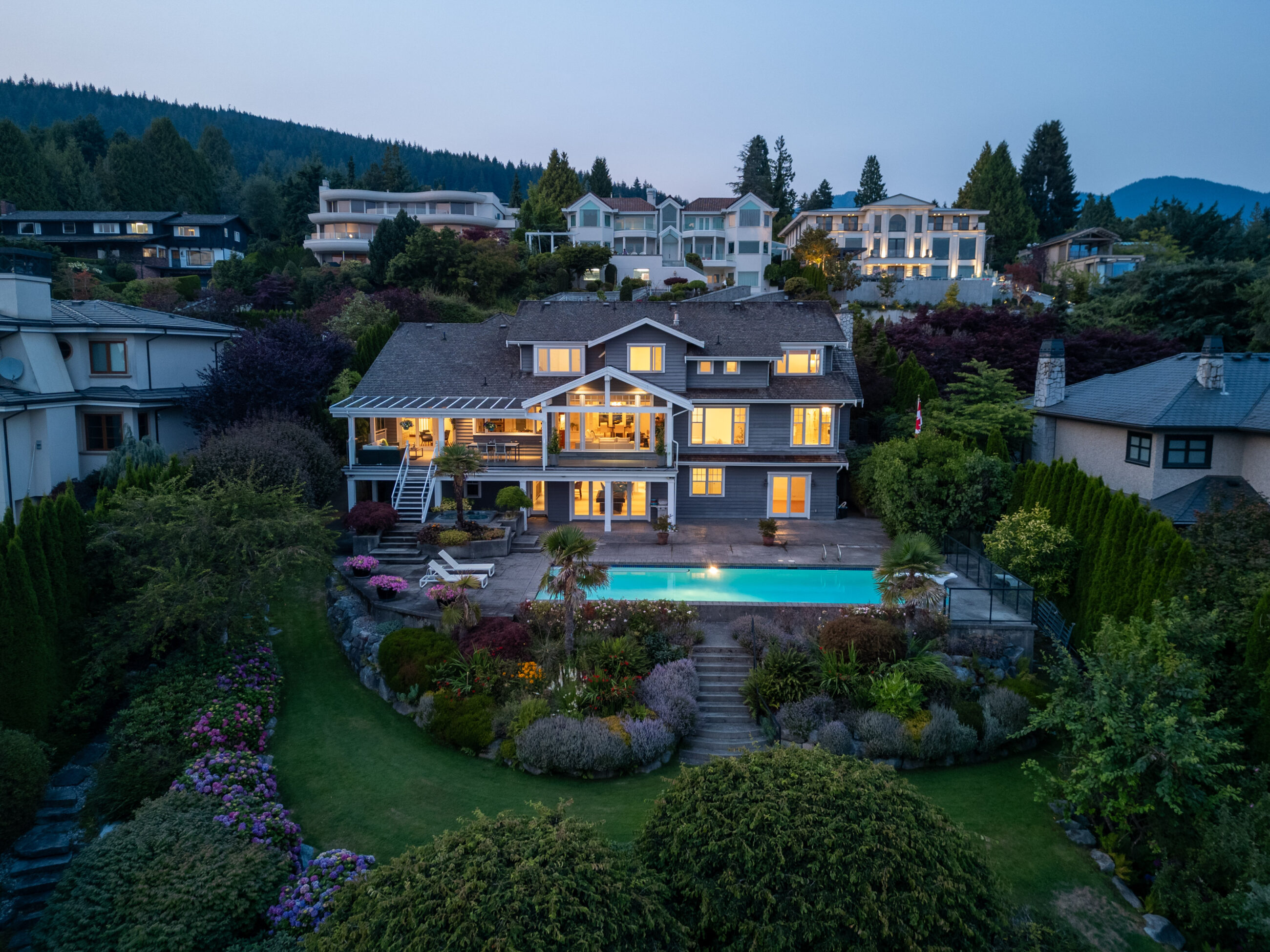 PRESTIGIOUS BRITISH PROPERTIES OFFERING 180-DEGREE CITY AND OCEAN VIEWS -  970 King Georges Way, West Vancouver