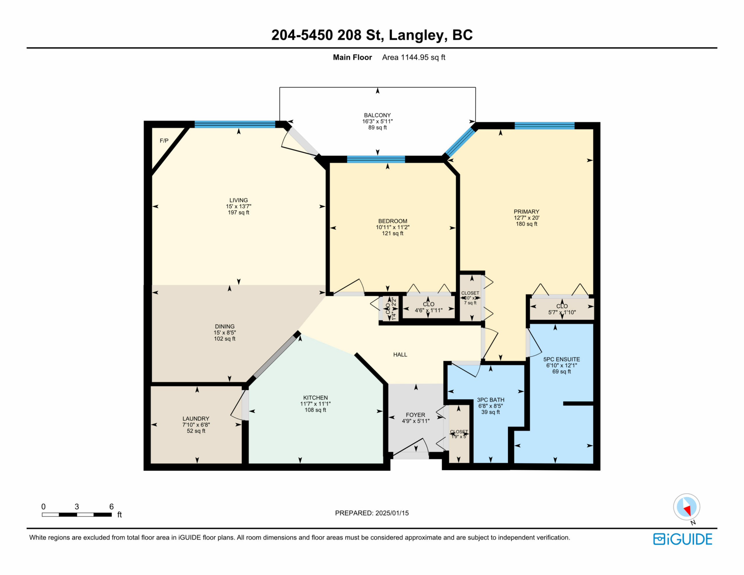 SPACIOUS attractively priced 2bed 2bath condo - 204 5450 208 Street, Langley